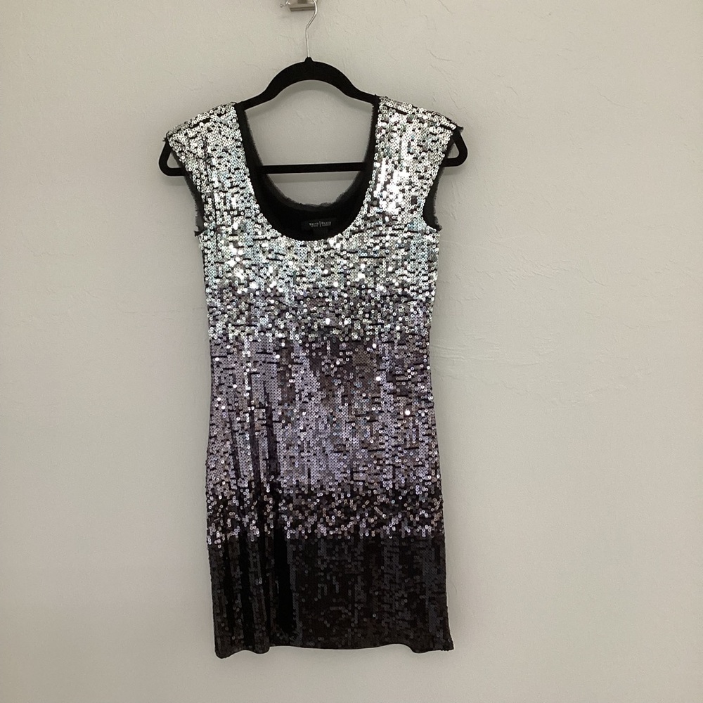 White House Black Market Ombré Sequin Dress - Size XXS